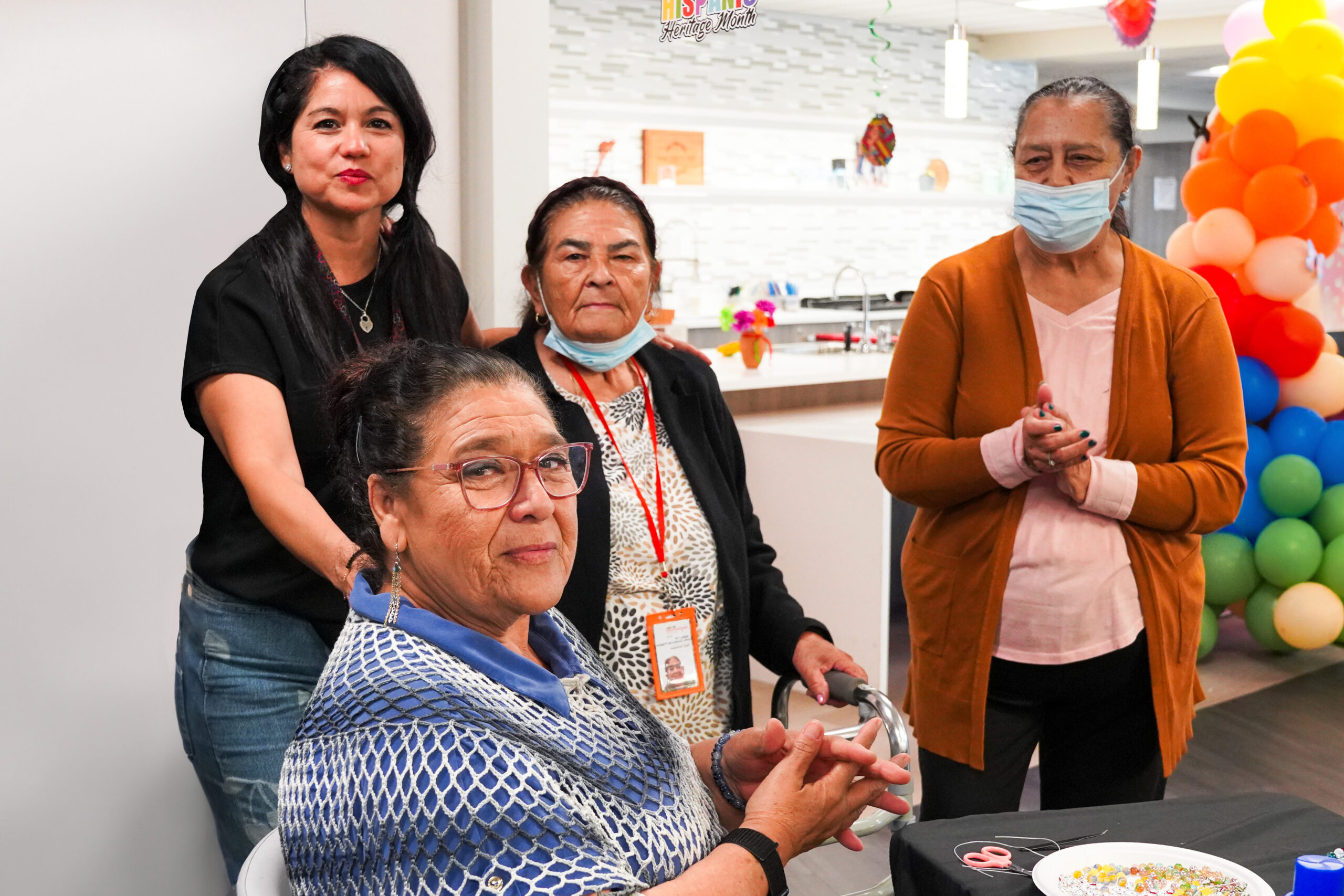 Two Women at Health Center